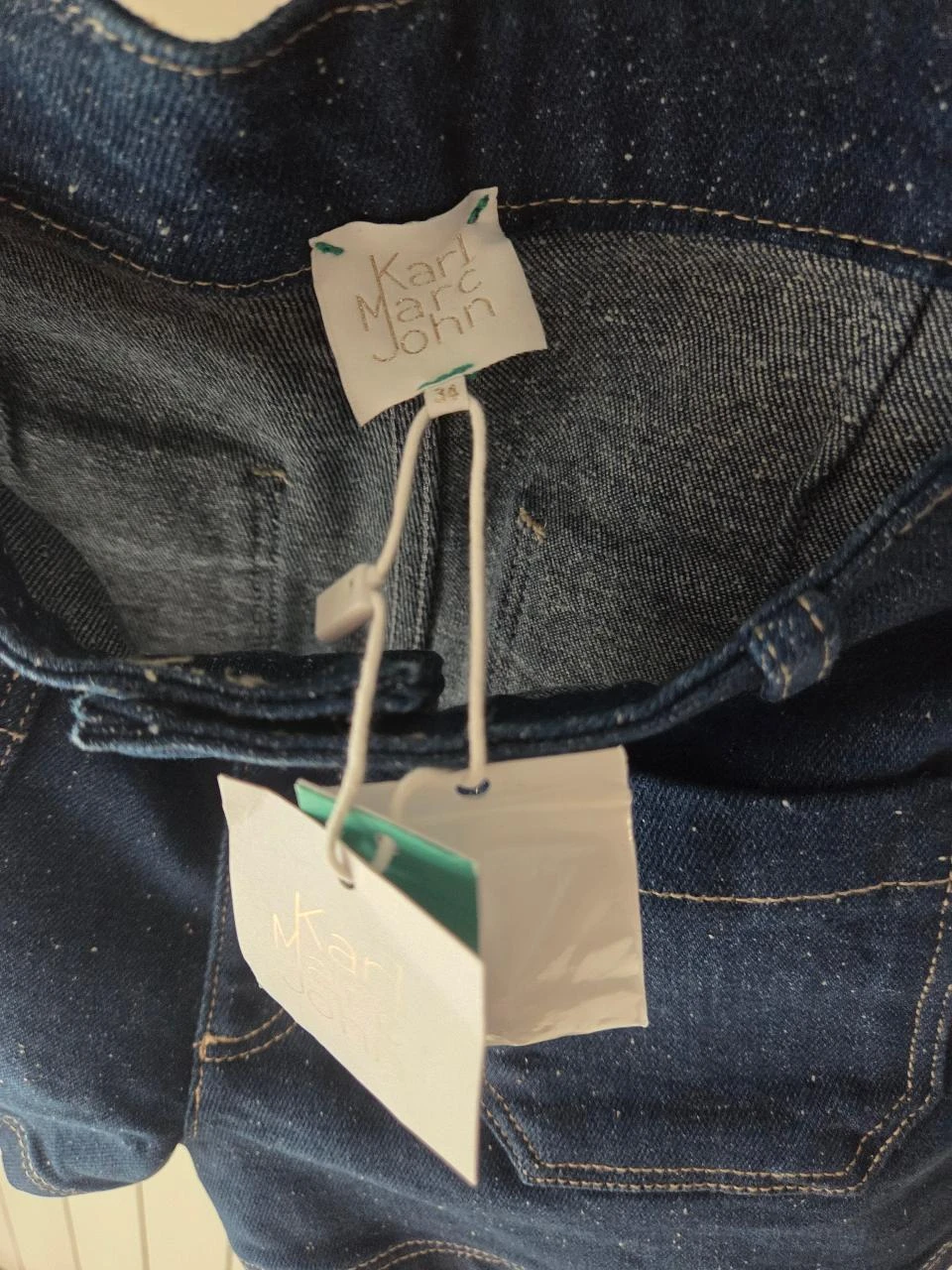 Short en jean Karl Marc John XS (34) Neuf avec étiquette été plage chic – photo 3